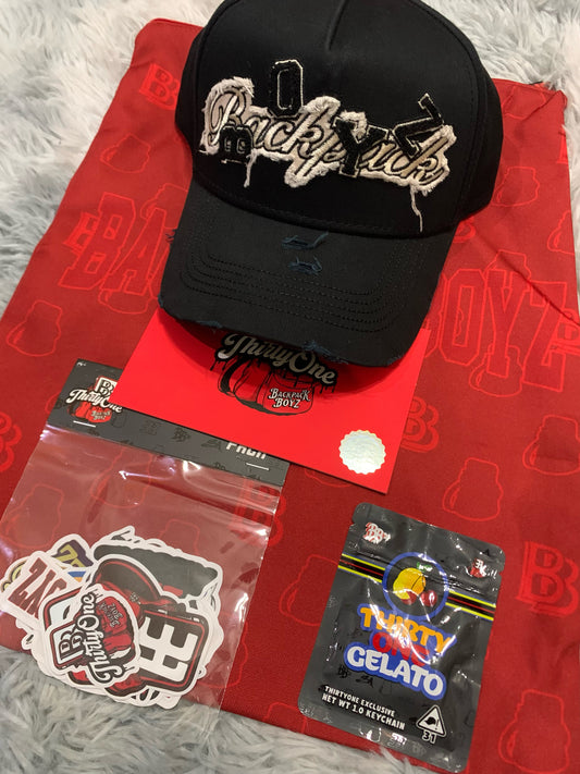Thirty one hats x backpackboyz “BACKPACKBOYZ”